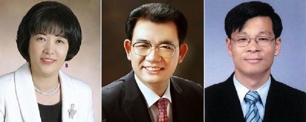 이사장 김숙희 목사, 대표회장 강형규 목사, 대표 서정형(왼쪽부터) 